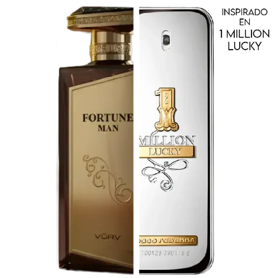 FORTUNE MAN EDP 100 ML - VURV (INSPIRADO EN 1 MILLION LUCKY) 2