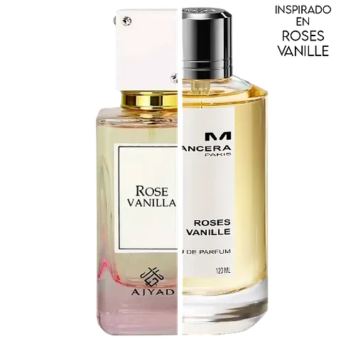 ROSE VANILLA EDP 100 ML - AJYAD (INSPIRADO EN ROSES VANILLE)
