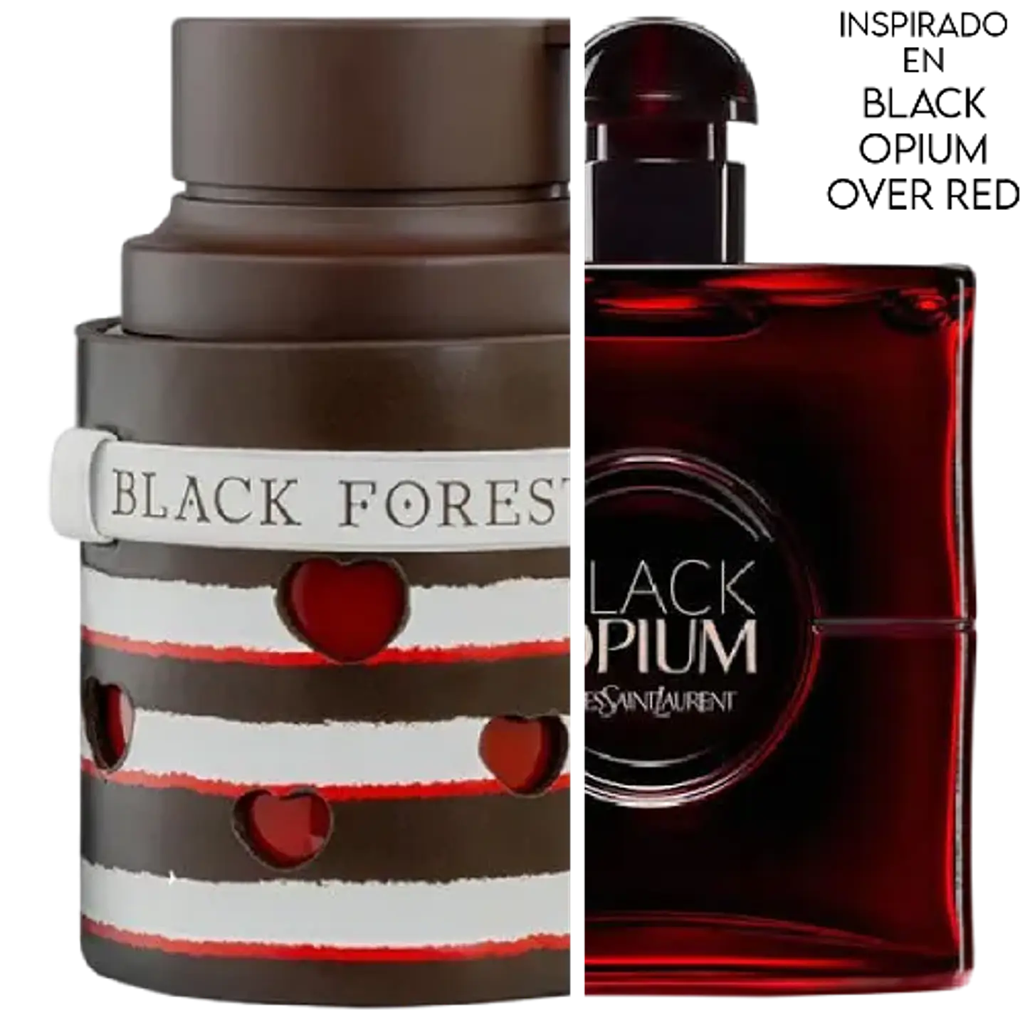ODYSSEY BLACK FOREST EDP 100 ML UNISEX - ARMAF - (INSPIRADO EN BLACK OPIUM OVER RED). 2