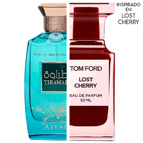 TIRAWAH EDP 100 ML FOR WOMAN - AJYAD (INSPIRADO EN LOST CHERRY)