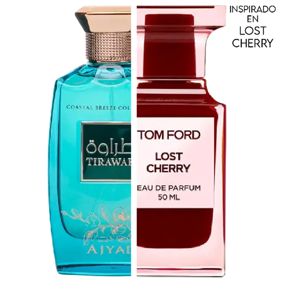 TIRAWAH EDP 100 ML FOR WOMAN - AJYAD (INSPIRADO EN LOST CHERRY) 2