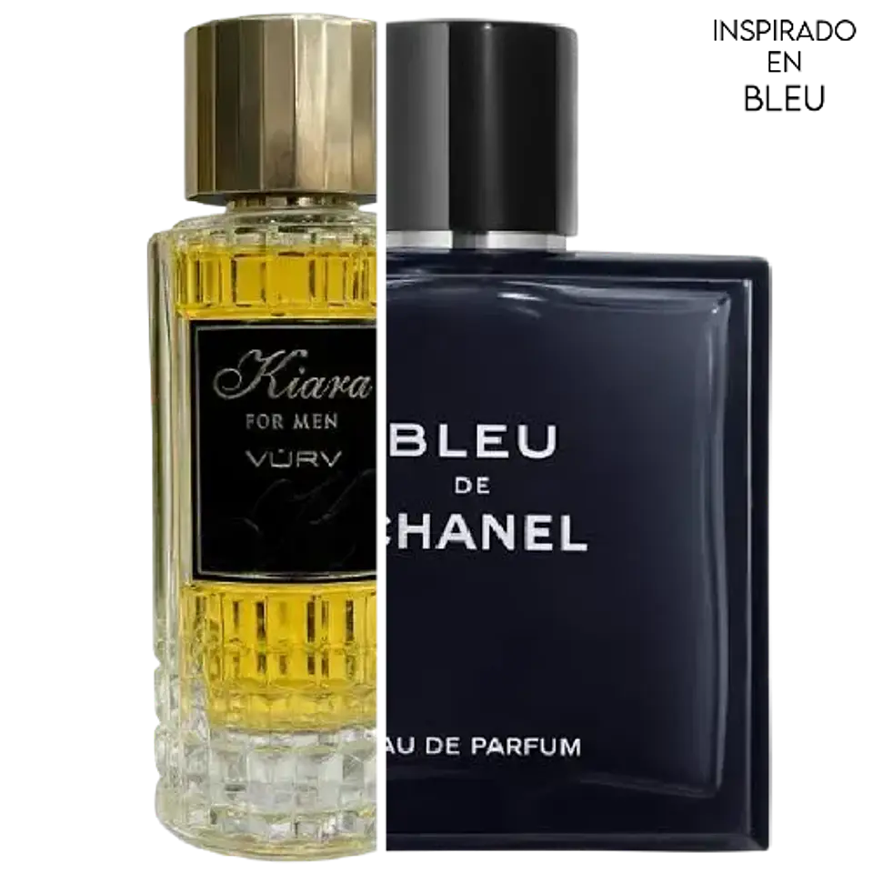 KIARA EDP 100 ML  FOR MEN - VURV (INSPIRADO EN BLEU) 2