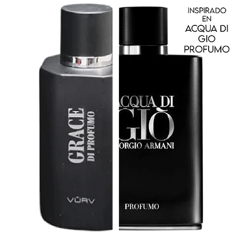GRACE DI PROFUMO EDP 100 ML FOR MEN - VURV (INSPIRADO EN ACQUA DI GIO PROFUMO)