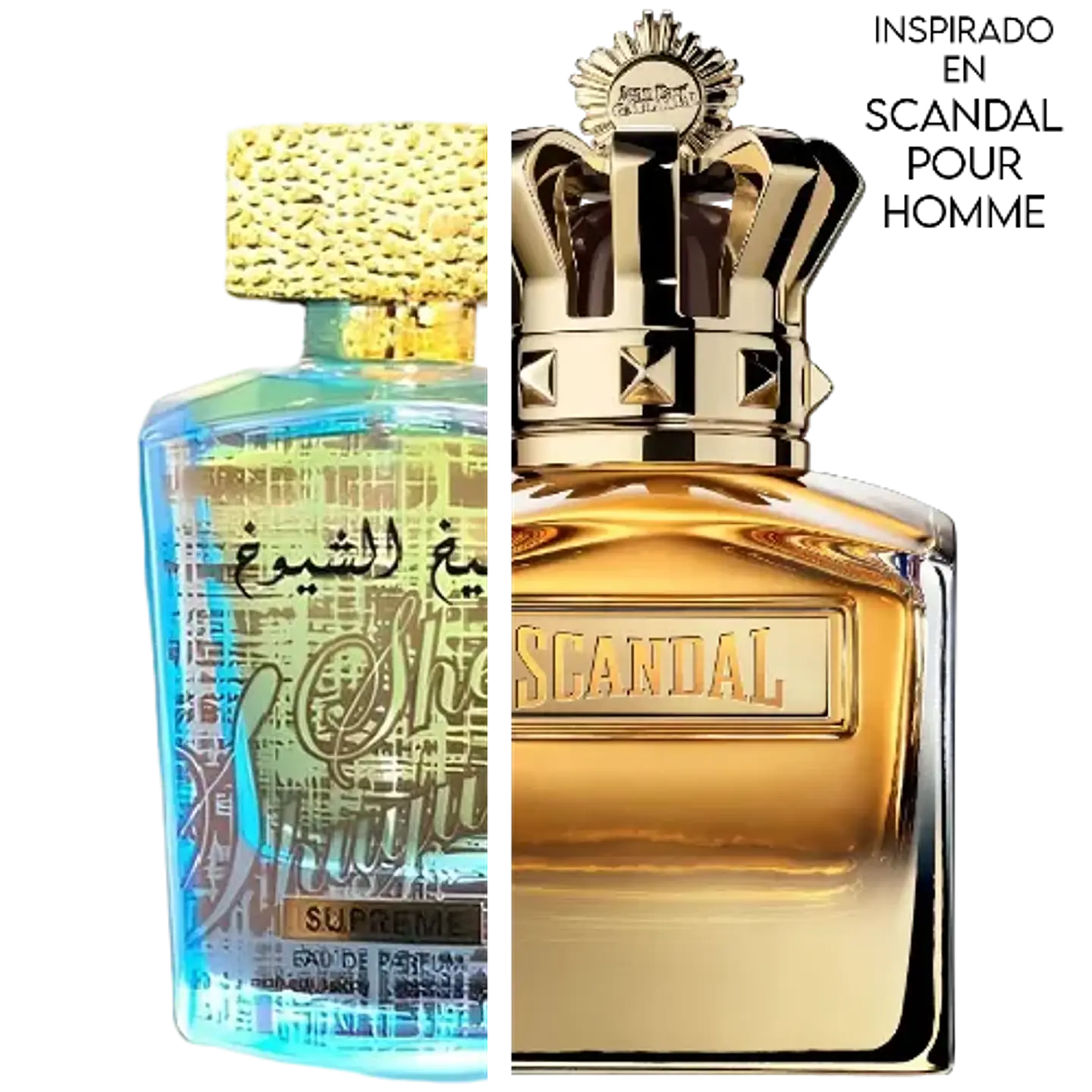 SHEIKH AL SHUYUKH SUPREME EDP 100 ML UNISEX - LATTAFA (INSPIRADO EN SCANDAL POUR HOMME ABSOLU) 2