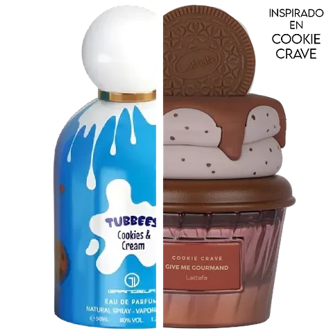 TUBBEES COOKIES & CREAM EDP 50 ML UNISEX - GRANDEUR (INSPIRADO EN COOKIE CRAVE)