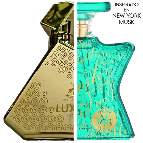 LUXE GOLD EDP 100 ML UNISEX - MAISON ALHAMBRA (INSPIRADO NEW YORK MUSK)