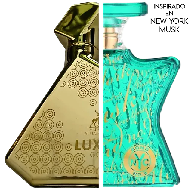LUXE GOLD EDP 100 ML UNISEX - MAISON ALHAMBRA (INSPIRADO NEW YORK MUSK)