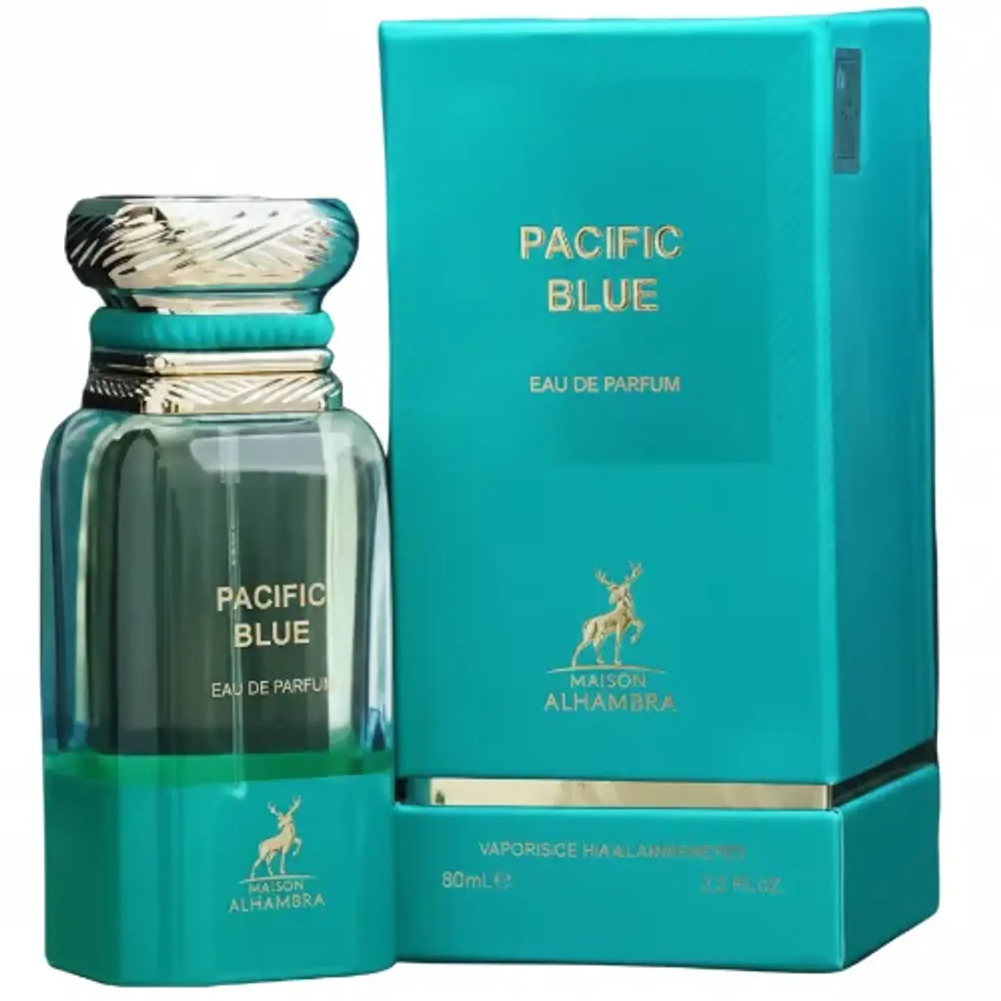 PACIFIC BLUE EDP 80 ML FOR MEN - MAISON ALHAMBRA (INSPIRADO EN NEROLI PORTOFINO) 1