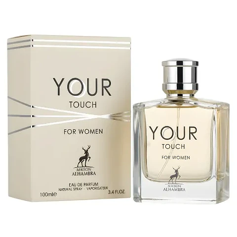 YOUR TOUCH  FOR WOMEN EDP 100 ML - MAISON ALHAMBRA (INSPIRADO EN BECAUSE IT’S YOU)