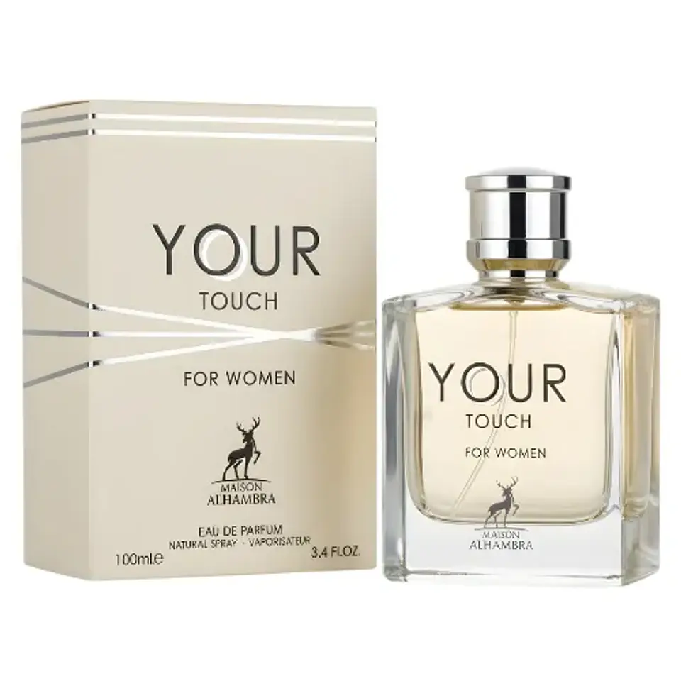 YOUR TOUCH  FOR WOMEN EDP 100 ML - MAISON ALHAMBRA (INSPIRADO EN BECAUSE IT’S YOU) 1