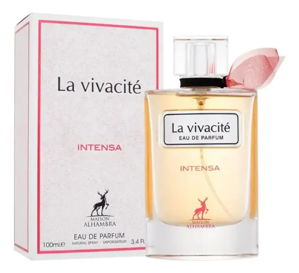 LA VIVACITÈ INTENSA EDP 100 ML - MAISON ALHAMBRA - (INSPIRADO EN LA VIDA ES BELLA INTENSE) 1