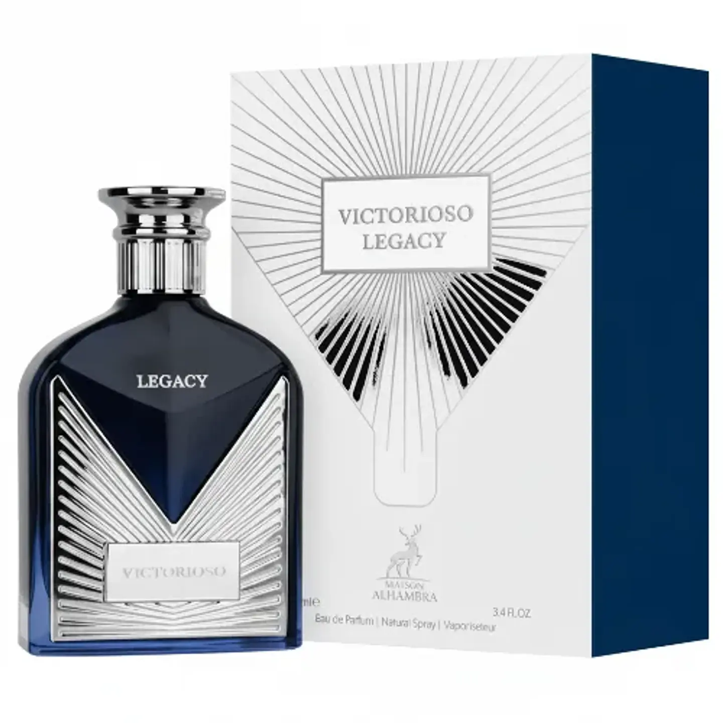 VICTORIOSO LEGACY EDP 100 ML FOR MEN - MAISON ALHAMBRA -  (INSPIRADO EN INVICTUS LEGEND) 1