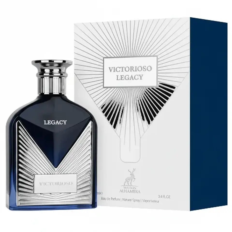 VICTORIOSO LEGACY EDP 100 ML FOR MEN - MAISON ALHAMBRA -  (INSPIRADO EN INVICTUS LEGEND) 1