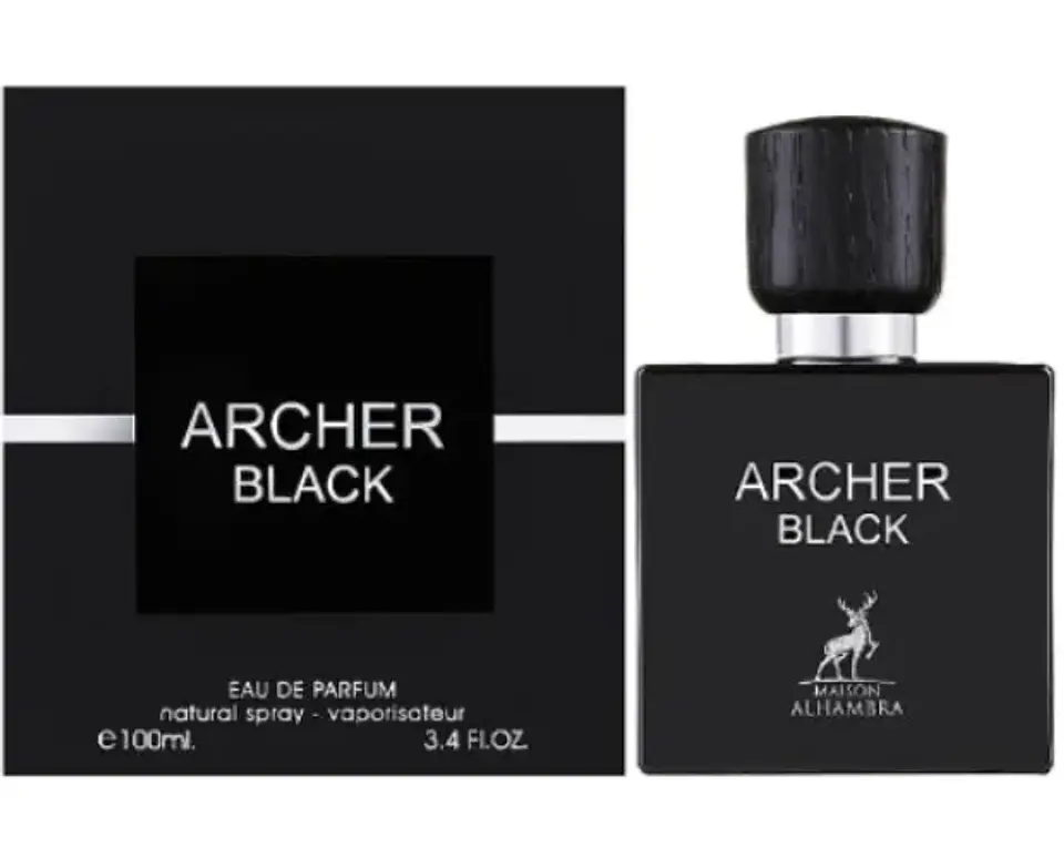 ARCHER BLACK EDP 100 ML FOR MEN - MAISON ALHAMBRA (INSPIRADO EN ENCRE NOIRE) 1