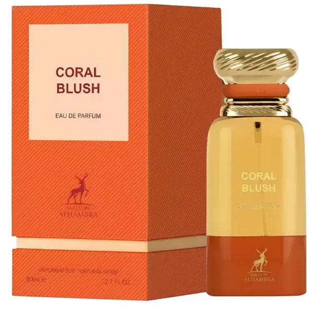 CORAL BLUSH EDP 80 ML UNISEX - MAISON ALHAMBRA (INSPIRADO EN BITTER PEACH)