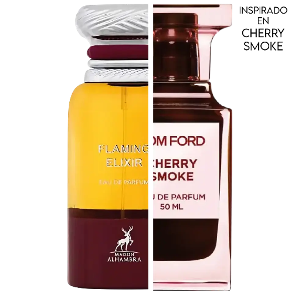 FLAMING ELIXIR EDP 80 ML UNISEX - MAISON ALHAMBRA (INSPIRADO EN CHERRY SMOKE) 2