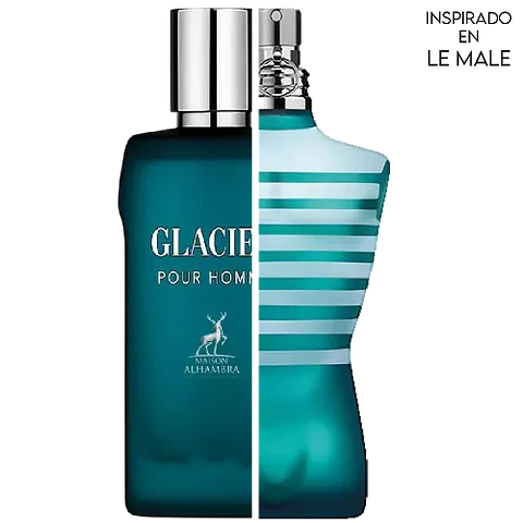 GLACIER POUR HOMME EDP 100 ML - MAISON ALHAMBRA 	(INSPIRADO EN LE MALE)