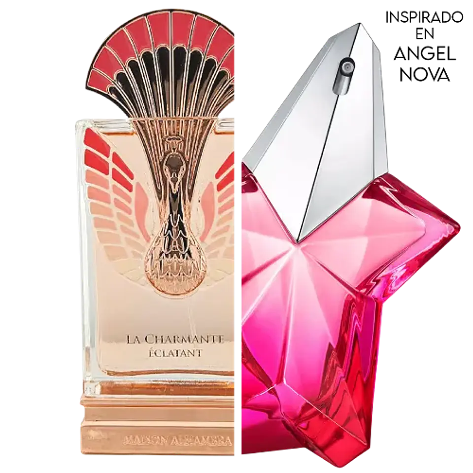LA CHARMANTE ECLATANT EDP 100 ML UNISEX - MAISON ALHAMBRA (INSPIRADO EN ANGEL NOVA) 2