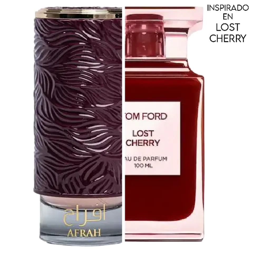 AFRAH CHERRY EDP 100 ML UNISEX  - MAMLAKAT (INSPIRADO EN LOST CHERRY) 2