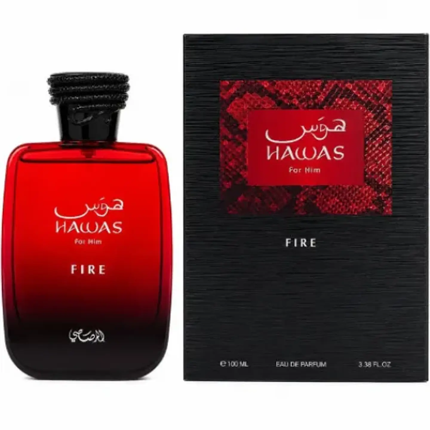 HAWAS FIRE EDP 100 ML UNISEX - RASASI - (INSPIRADO EN IMPERIAL VALLEY DE GISSAH) 1