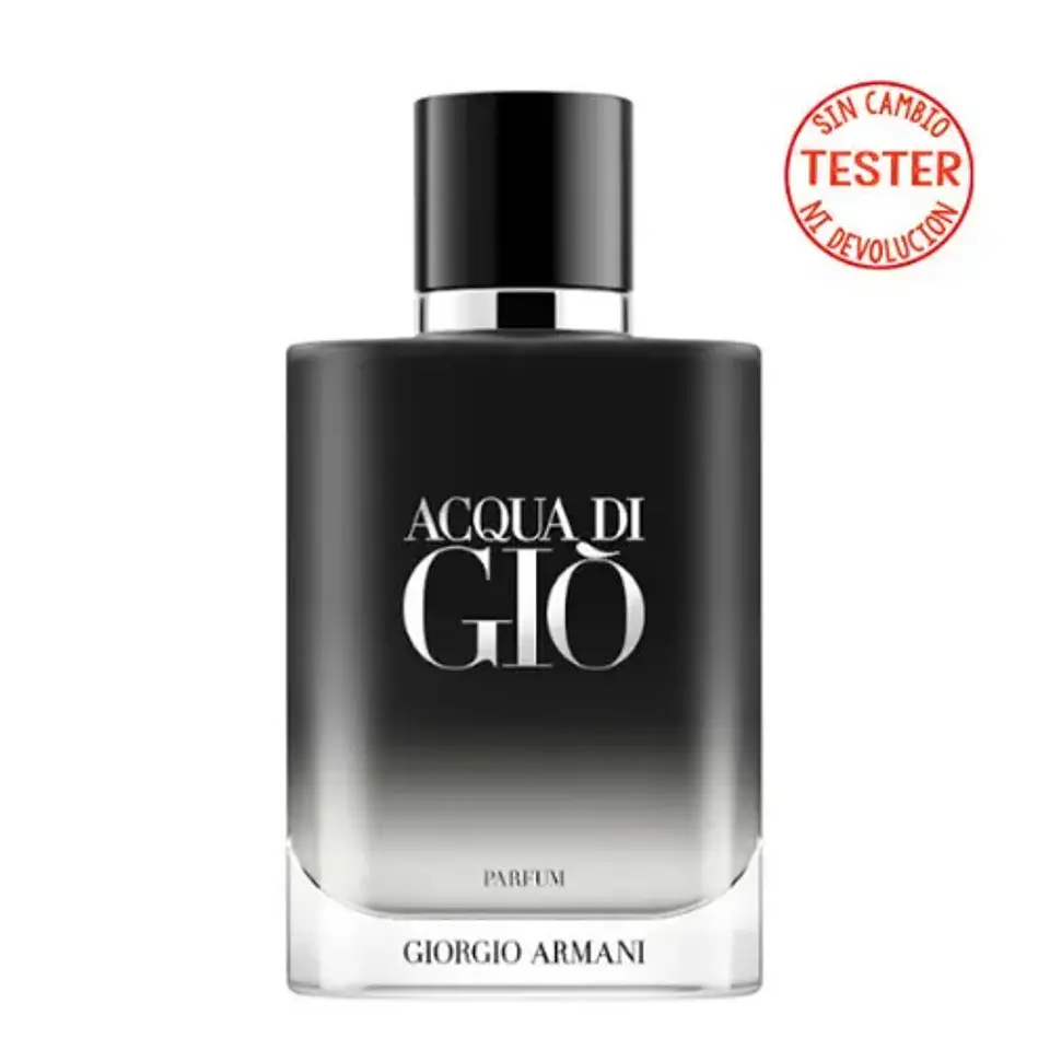 ACQUA DI GIO PARFUM 100 ML FOR MEN RECARGABLE (TESTER-PROBADOR) - ARMANI 1