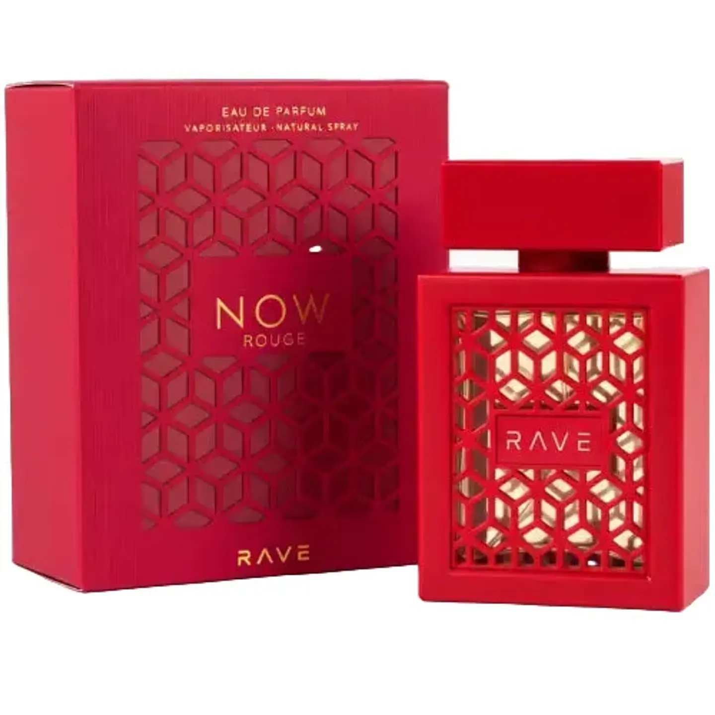 NOW ROUGE RAVE EDP 100 ML - RAVE BY LATTAFA (INSPIRADO EN BACCARAT ROUGE 540) 1