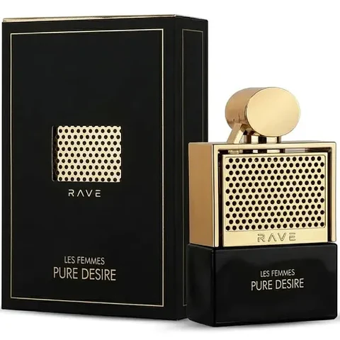 LES FEMMES PURE DESIRE GOLD EDP 100 ML FOR WOMEN - RAVE BY LATTAFA