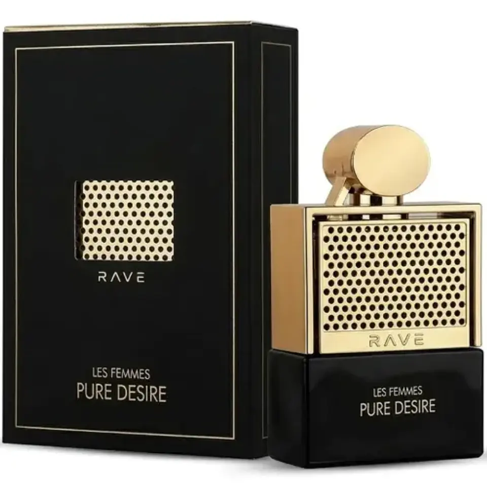 LES FEMMES PURE DESIRE GOLD EDP 100 ML FOR WOMEN - RAVE BY LATTAFA 1