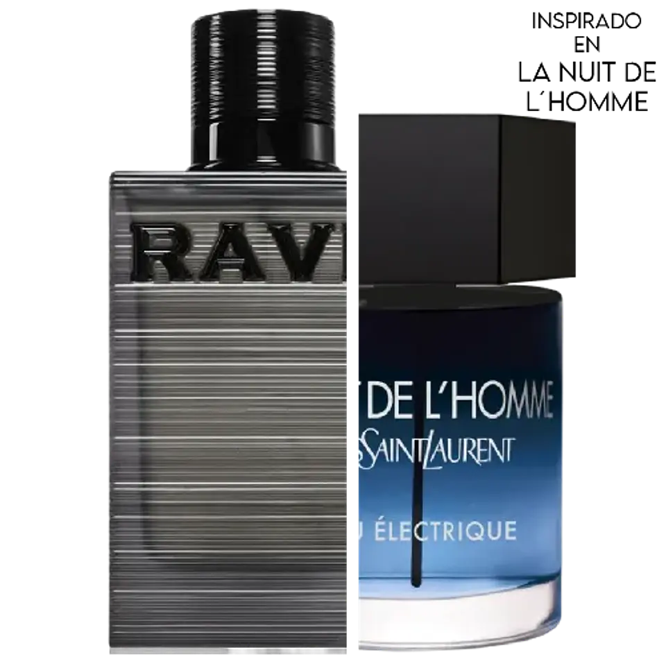 RAVE NUIT PARFAITE EDP 100 ML FOR MEN - RAVE BY LATTAFA (LA NUIT DE L'HOMME BLEU ÉLECTRIQUE) 2