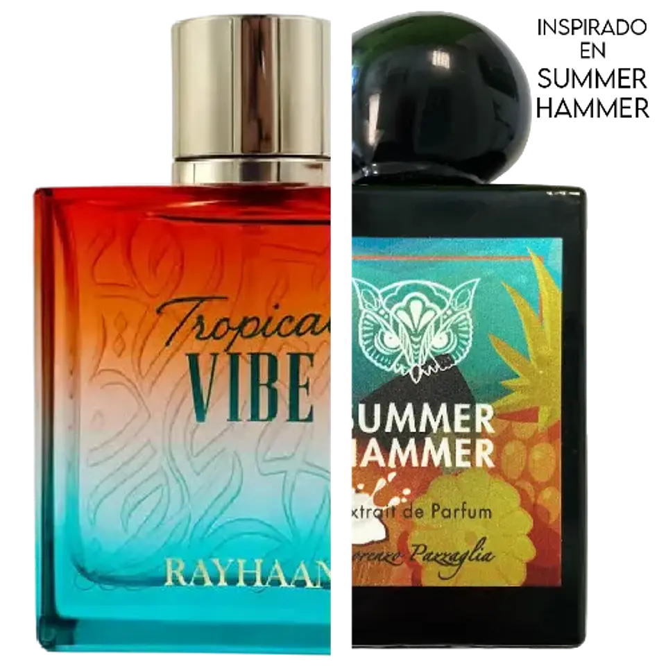 TROPICAL VIBE EDP 100 ML UNISEX - RAYHAAN (INSPIRADO EN  SUMMER HAMMER) 2