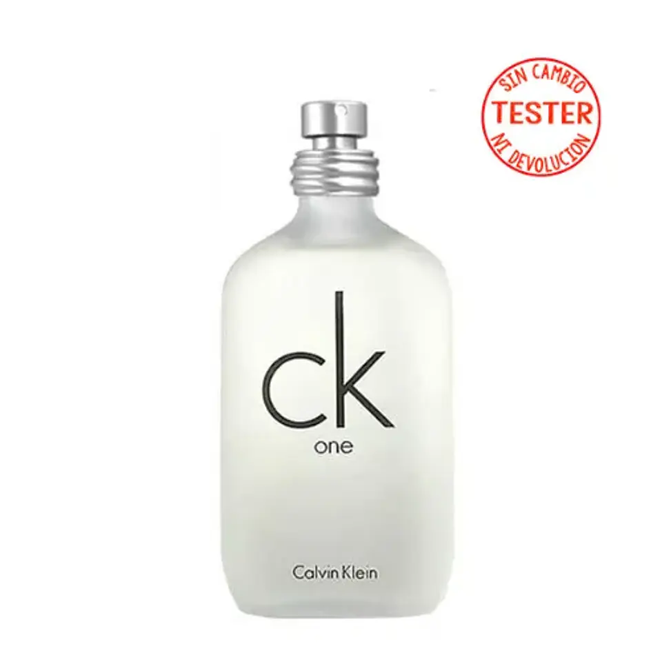 CK ONE EDT 100 ML (TESTER - SIN TAPA) UNISEX - CALVIN KLEIN 1