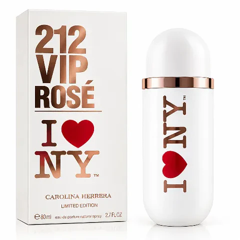212 VIP ROSE I ❤️ NY EDP 80 ML (EDICION LIMITADA) - CAROLINA HERRERA