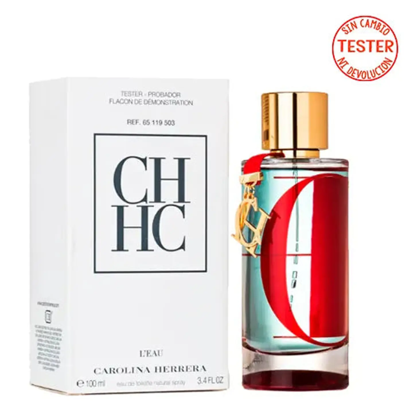 CH L'EAU EDT 100 ML (TESTER-PROBADOR) - CAROLINA HERRERA 1