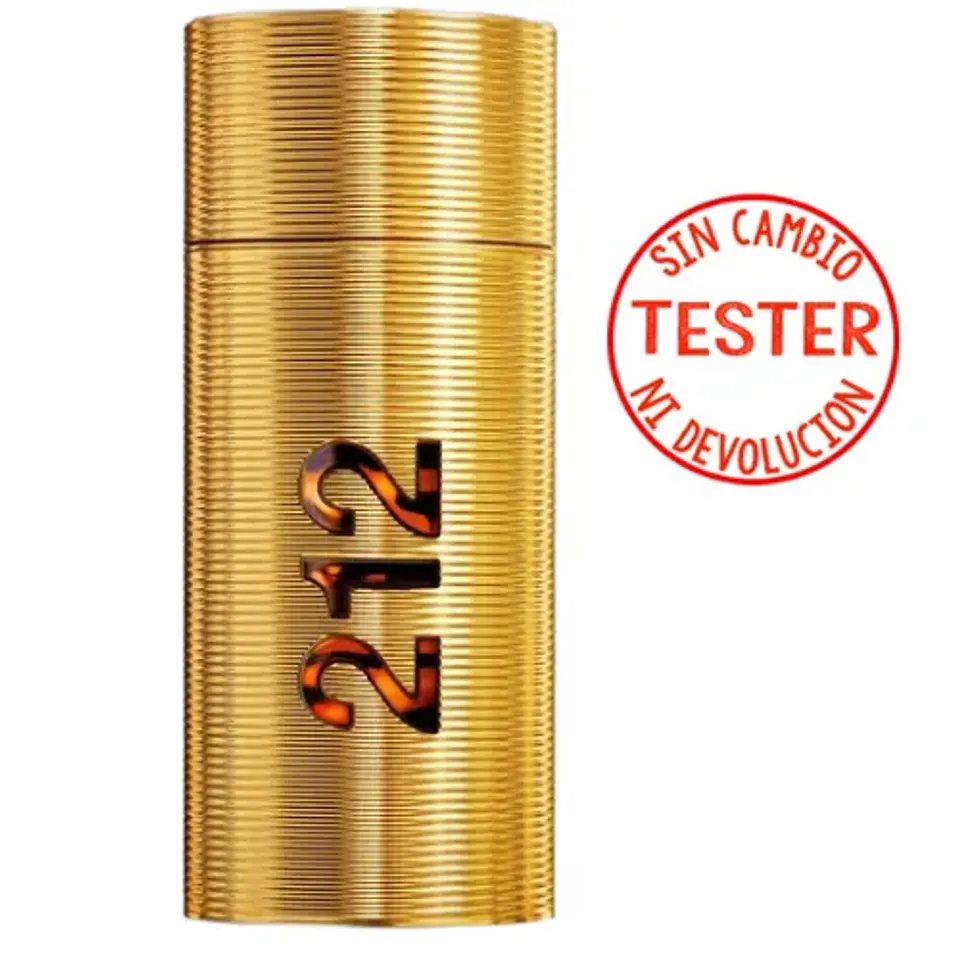 212 MEN PARFUM 100 ML (TESTER - PROBADOR) - CAROLINA HERRERA 1