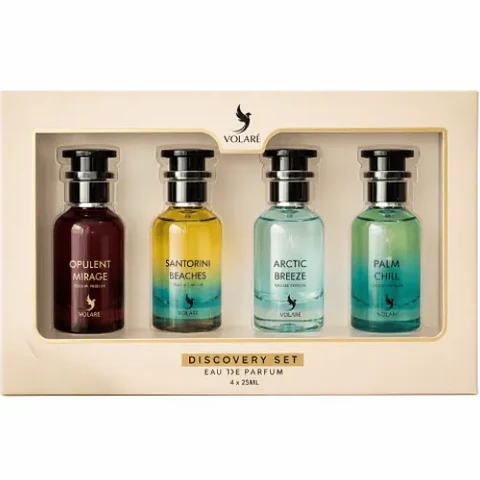 VOLARÉ DISCOVERY SET 25 ML X 4  EDP SET COLLECTION UNISEX - VOLARE