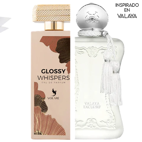 GLOSSY WHISPERS EDP 100 ML  FOR WOMAN - VOLARE	(INSPIRADO EN VALAYA DE PARFUMS)