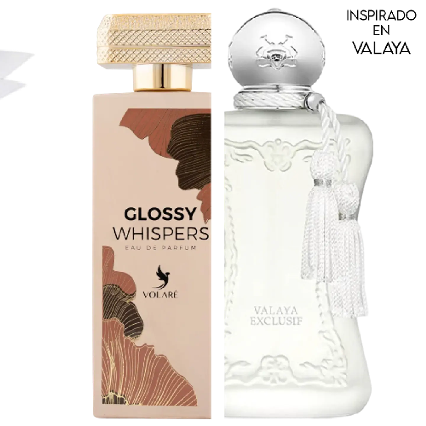 GLOSSY WHISPERS EDP 100 ML  FOR WOMAN - VOLARE	(INSPIRADO EN VALAYA DE PARFUMS) 2
