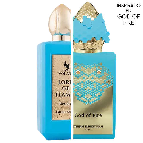 LORD OF FLAMES IMMORTAL EDP 100 ML UNISEX - VOLARE 	(INSPIRADO EN GOD OF FIRE / VULCAN FEU)