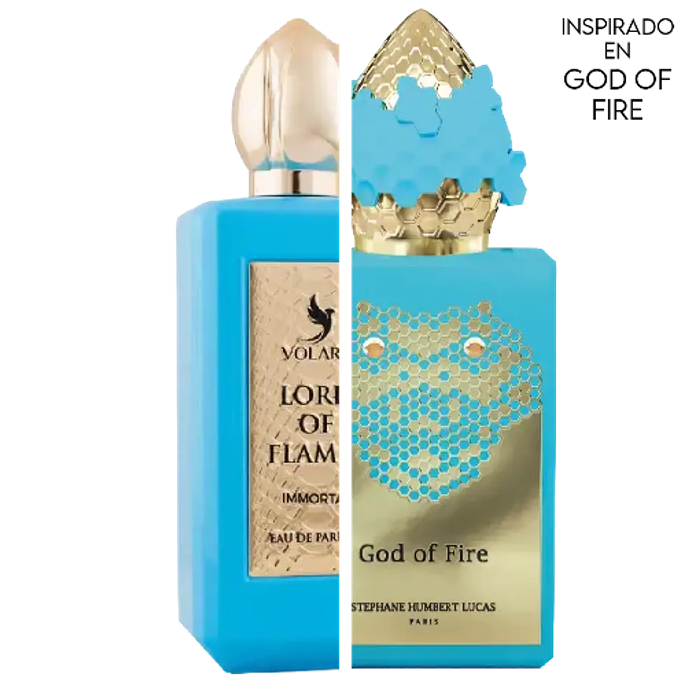 LORD OF FLAMES IMMORTAL EDP 100 ML UNISEX - VOLARE 	(INSPIRADO EN GOD OF FIRE / VULCAN FEU) 2