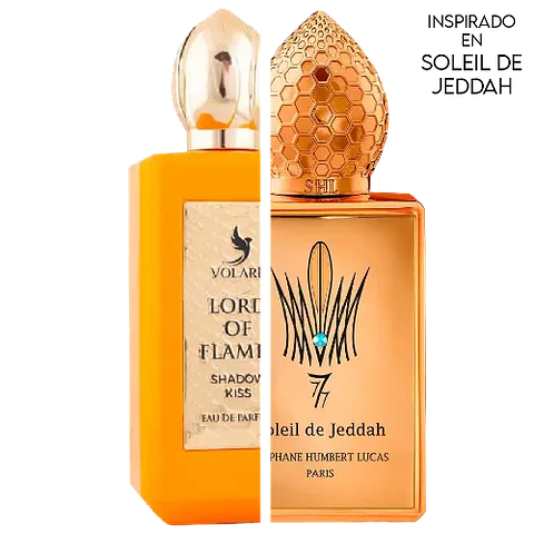 LORD OF FLAMES SHADOW KISS EDP 100 ML UNISEX - VOLARE  (INSPIRADO EN SOLEIL DE JEDDAH)
