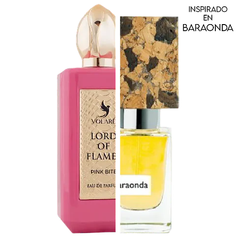 LORD OF FLAMES PINK BITE EDP 100 ML - VOLARE 	(INSPIRADO EN BARAONDA)