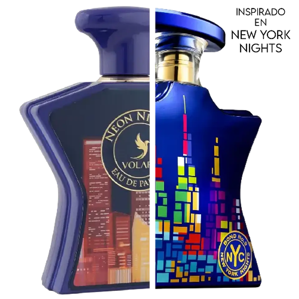 NEÓN NIGHTS EDP 100 ML UNISEX - VOLARE 	(INSPIRADO EN NEW YORK NIGHTS) 2