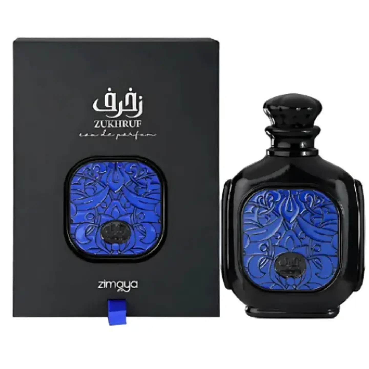 ZUKHRUF BLACK EDP FOR MEN 100 ML - ZIMAYA (INSPIRADO EN SAUVAGE ELIXIR) 1