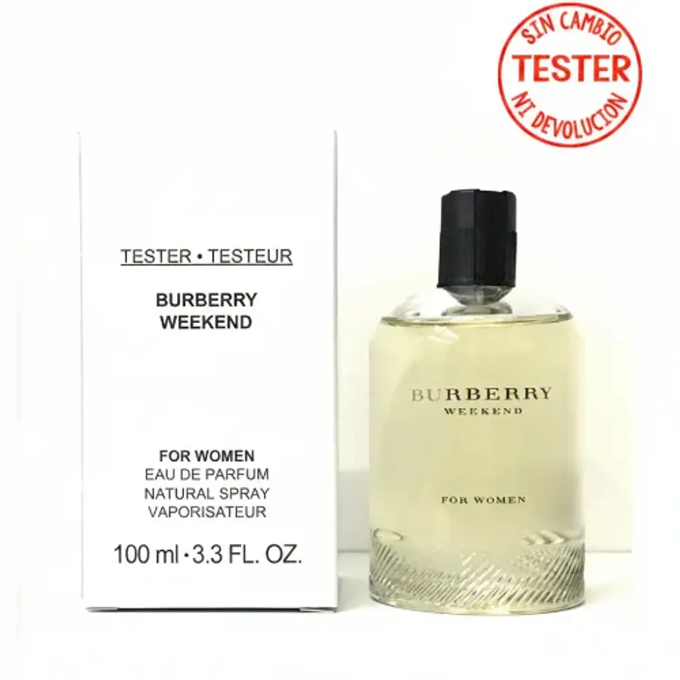 WEEKEND FOR WOMEN EDP 100 ML (TESTER-PROBADOR-SIN TAPA) - BURBERRY 1
