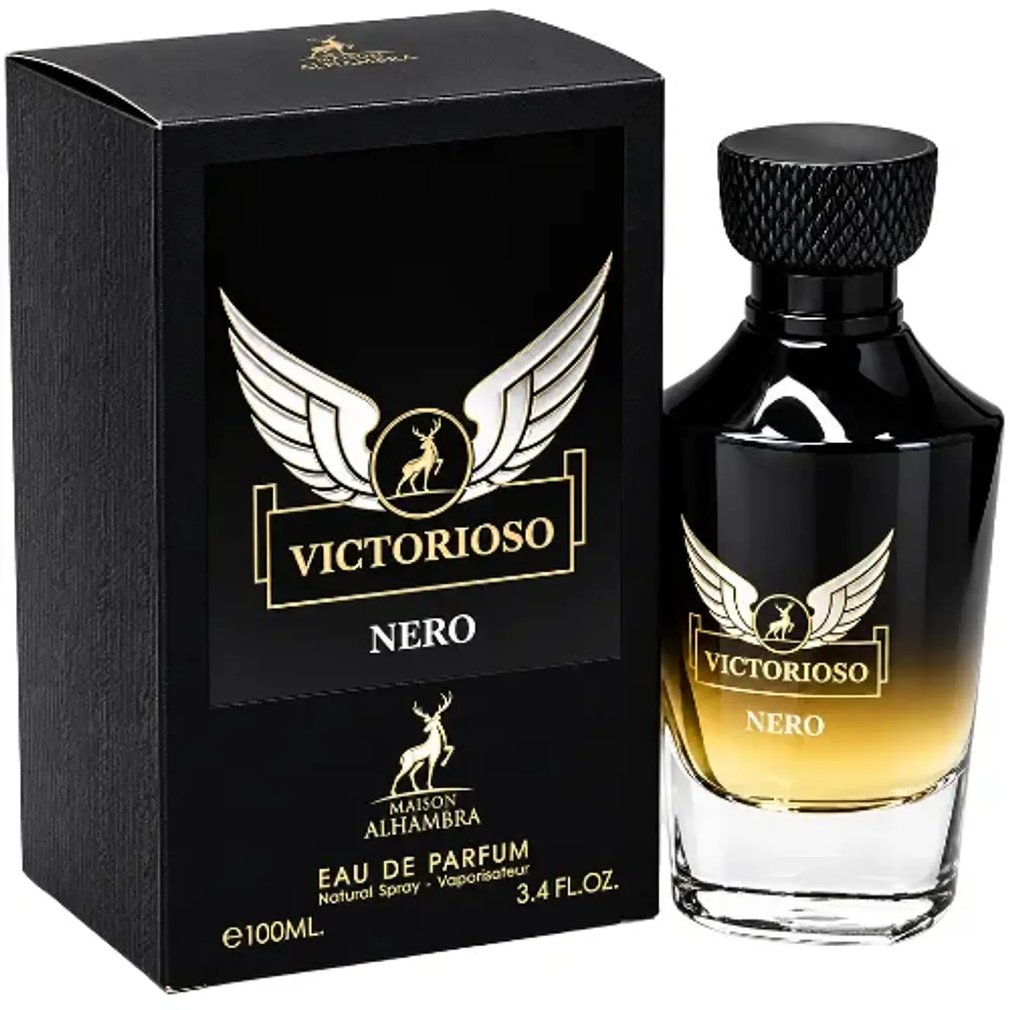 VICTORIOSO NERO EDP 100 ML -  MAISON ALHAMBRA - (INSPIRADO EN INVICTUS VICTORY DE PACO RABANNE) 1