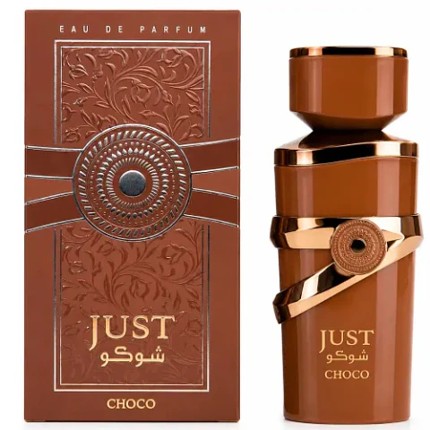 JUST CHOCO EDP 100 ML UNISEX -  FRAGRANCE WORLD - (INSPIRADO EN LA FEDE BROWN CHOCO)
