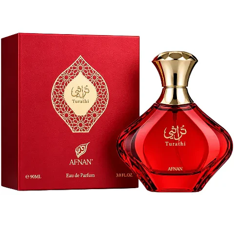 TURATHI RED EDP 90 ML FOR WOMEN - AFNAN (INSPIRADO EN ROSES GREEDY)