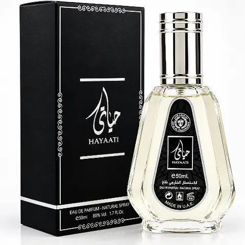 HAYAATI EDP 50 ML UNISEX  (SIN CELOFÁN) - BY ARD AL ZAAFARAN (INSPIRADO EN INVICTUS)