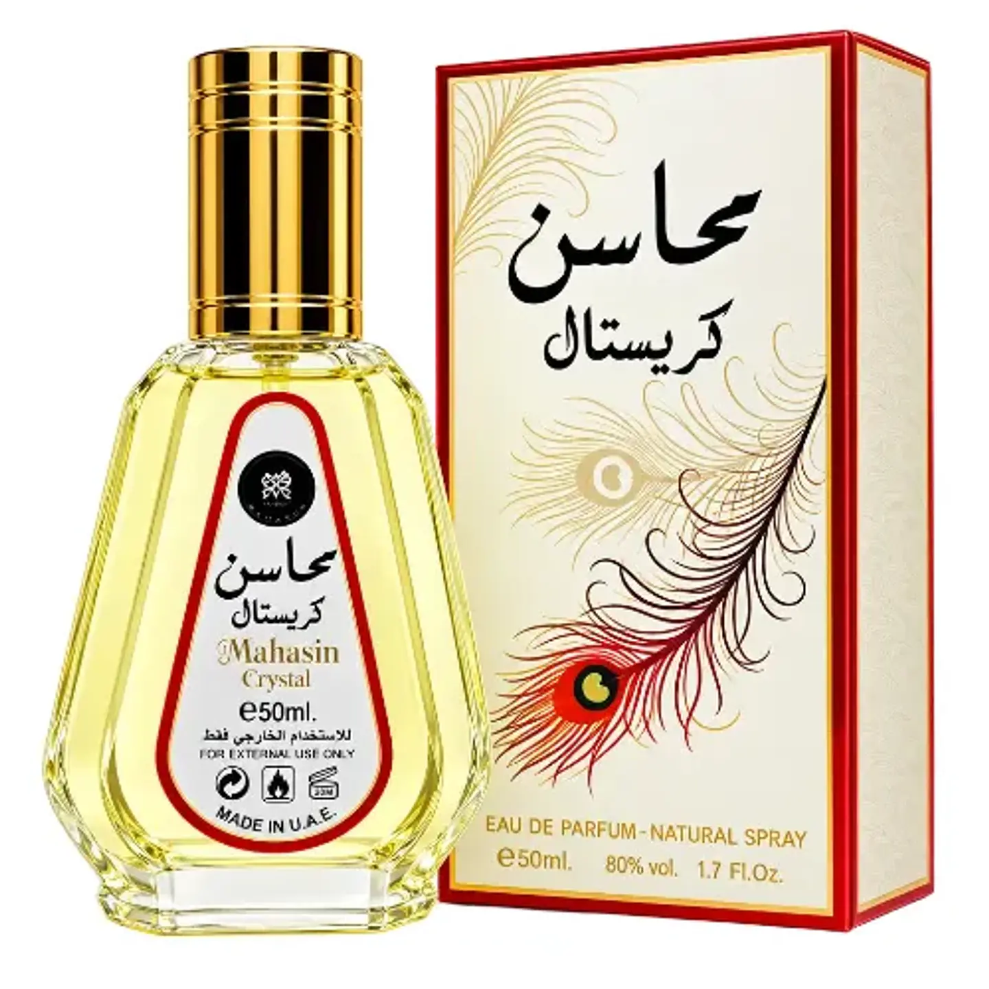 MAHASIN CRYSTAL EDP 50 ML FOR WOMEN  – ARD AL ZAAFARAN (INSPIRADO EN VOCE VIVA) 1