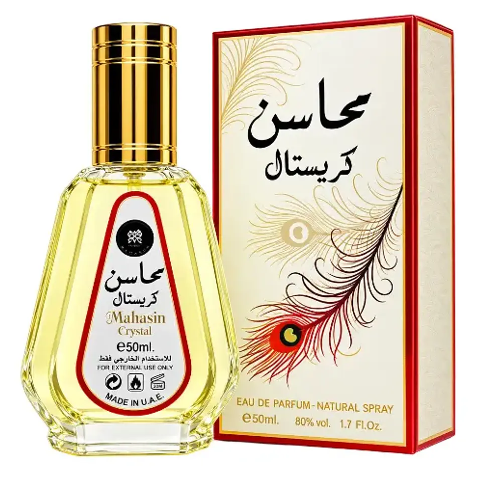 MAHASIN CRYSTAL EDP 50 ML FOR WOMEN  – ARD AL ZAAFARAN (INSPIRADO EN VOCE VIVA) 1